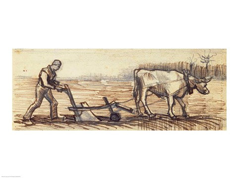 At the Plough by Vincent Van Gogh
