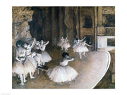 Ballet Rehearsal on the Stage, 1874 by Edgar Degas