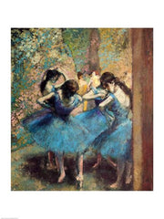 Dancers in Blue, 1890 by Edgar Degas
