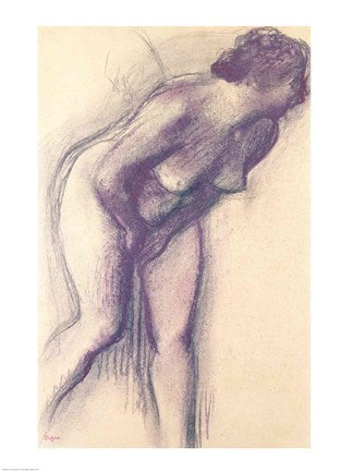 Female Standing Nude by Edgar Degas