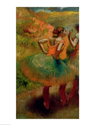 Dancers Wearing Green Skirts, c.1895 by Edgar Degas