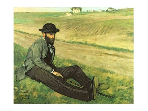 Eugene Manet by Edgar Degas