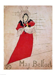 May Belfort, France, 1895 by Henri de Toulouse-Lautrec
