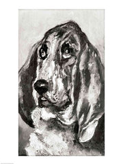 Head of a Dog Running, 1880 by Henri de Toulouse-Lautrec