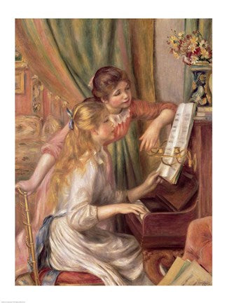 Young Girls at the Piano, 1892 by Pierre-Auguste Renoir