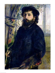 Portrait of Claude Monet by Pierre-Auguste Renoir