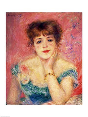 Portrait of the actress Jeanne Samary, 1877 by Pierre-Auguste Renoir