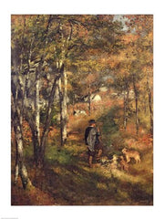 Jules Le Coeur in the Forest of Fontainebleau, 1866 by Pierre-Auguste Renoir