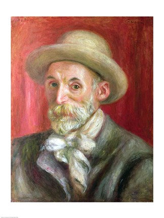 Self portrait, 1910 by Pierre-Auguste Renoir
