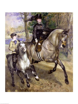 Horsewoman in the Bois de Boulogne, 1873 by Pierre-Auguste Renoir
