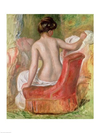 Nude in an Armchair, 1900 by Pierre-Auguste Renoir