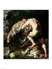 Hercules Fighting the Nemean Lion by Peter Paul Rubens