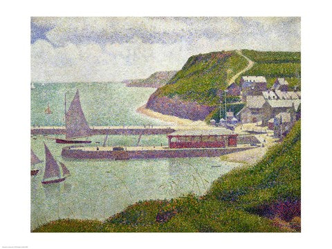 Harbour at Port-en-Bessin at High Tide, 1888 by Georges Seurat