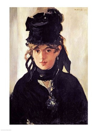 Berthe Morisot with a Bouquet of Violets, 1872 by Edouard Manet