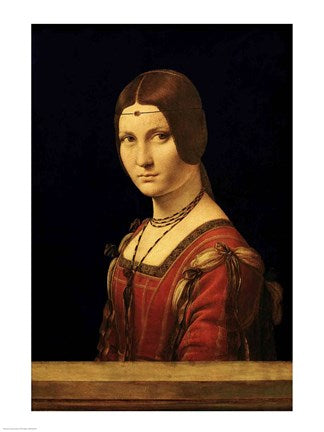Portrait of a Lady from the Court of Milan by Leonardo Da Vinci
