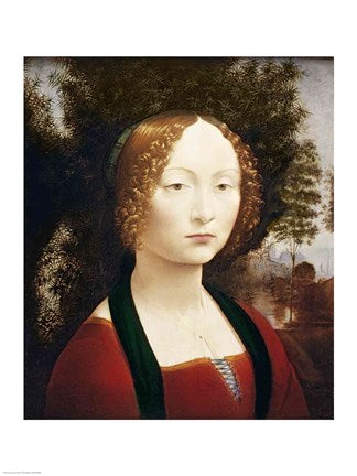 Ginevra de' Benci by Leonardo Da Vinci