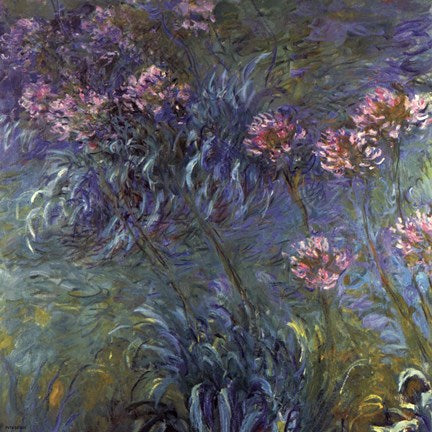 Jewelry lilies by Claude Monet