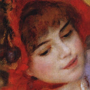 Dance at Bougival (detail) by Pierre-Auguste Renoir