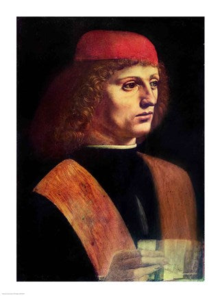 Portrait of a Musician, c.1485 by Leonardo Da Vinci