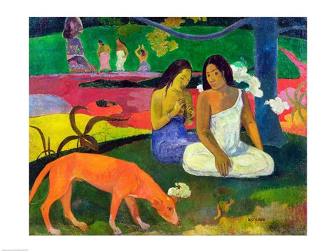Arearea (The Red Dog), 1892 by Paul Gauguin