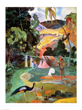 Landscape with Peacocks, 1892 by Paul Gauguin