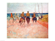 Horseman on the Beach by Paul Gauguin