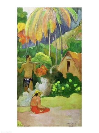 Landscape in Tahiti by Paul Gauguin