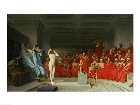 Phryne Before the Jury, 1861 by Jean-Leon Gerome