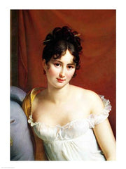 Portrait of Madame Recamier - detail by Francois Gerard