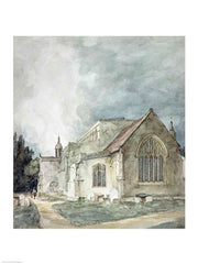 East Bergholt Church, c.1805-11 by John Constable