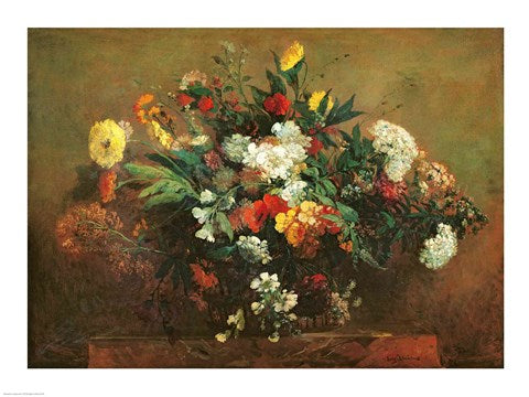 Flowers by Eugene Delacroix