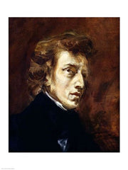 Frederic Chopin by Eugene Delacroix