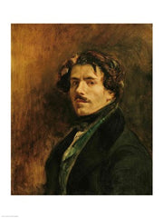 Self Portrait, c.1837 by Eugene Delacroix