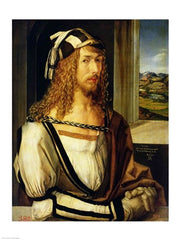 Self Portrait with Gloves, 1498 by Albrecht Durer