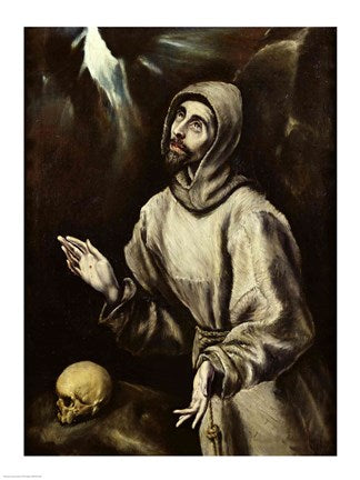 St. Francis of Assisi Receiving the Stigmata by El Greco