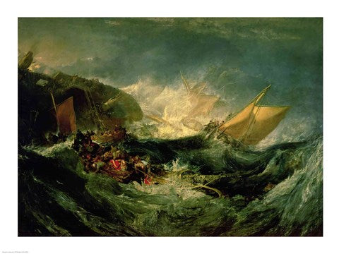 Wreck of a Transport Ship by J.M.W. Turner