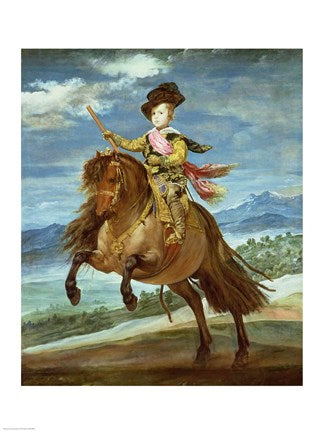 Prince Balthasar Carlos on horseback by Diego Velazquez