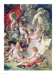 Genius Teaching the Arts, 1761 by Francois Boucher