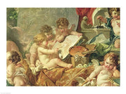 Genius Teaching the Arts, 1761 - detail by Francois Boucher