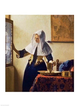 Young Woman with a Water Jug by Johannes Vermeer