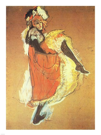 Henri de Toulouse-Lautrec Can-Can Jane Avril
