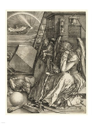 Melencolia I Durer, Albrecht by Albrecht Durer