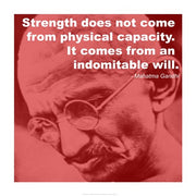 Gandhi - Strength Quote