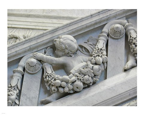 Library of congress architecture detail child turned