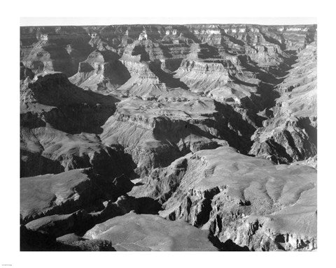 Grand Canyon canyon and ravine by Ansel Adams