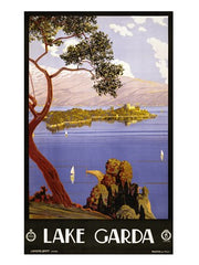 Lake Garda Travel Poster