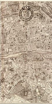 Plan de la Ville de Paris, 1715 (M) by Nicolas De Fer