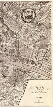 Plan de la Ville de Paris, 1715 (R) by Nicolas De Fer