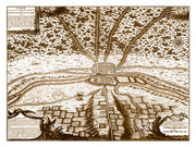 The first map of Paris