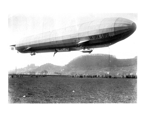 Zeppelin Airship LZ 11 Viktoria Luise on May 5, 1912 in Marburg